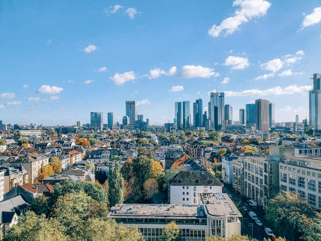 panorama of frankfurt