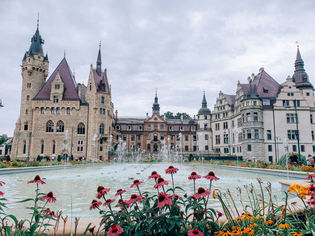 fairy tale castle in Poland