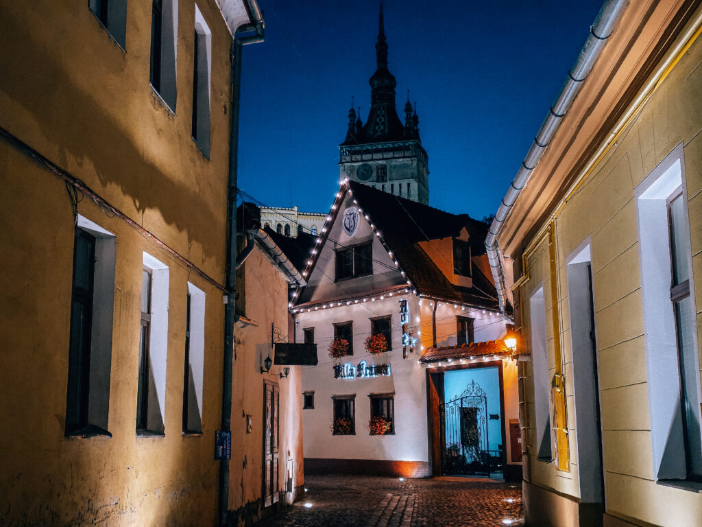sighisoara at night