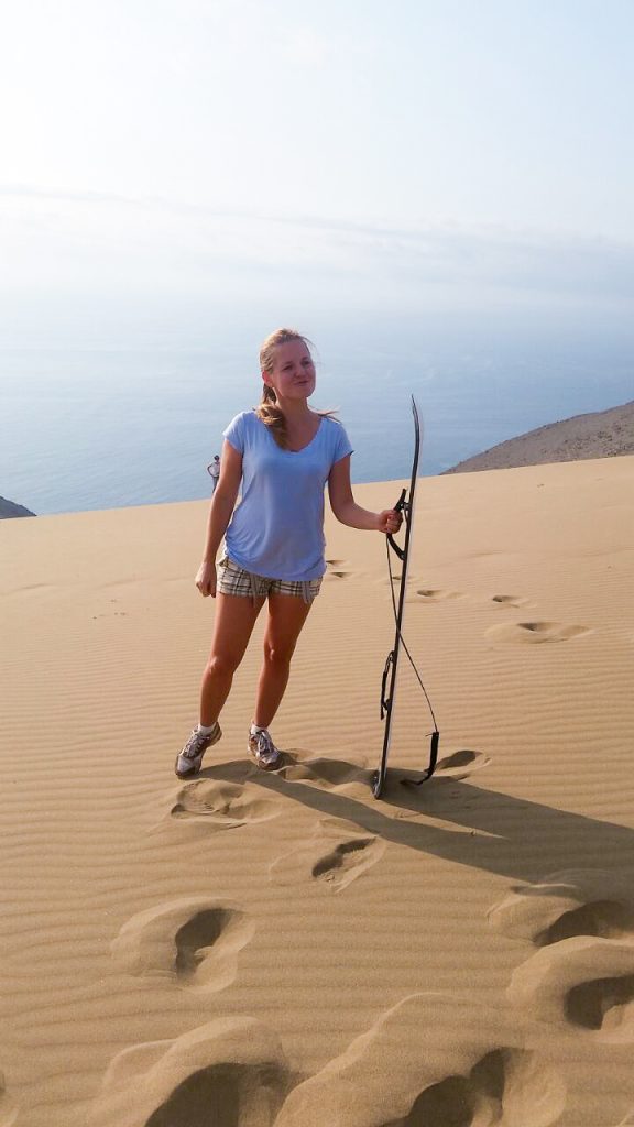 sandboarding in atacama