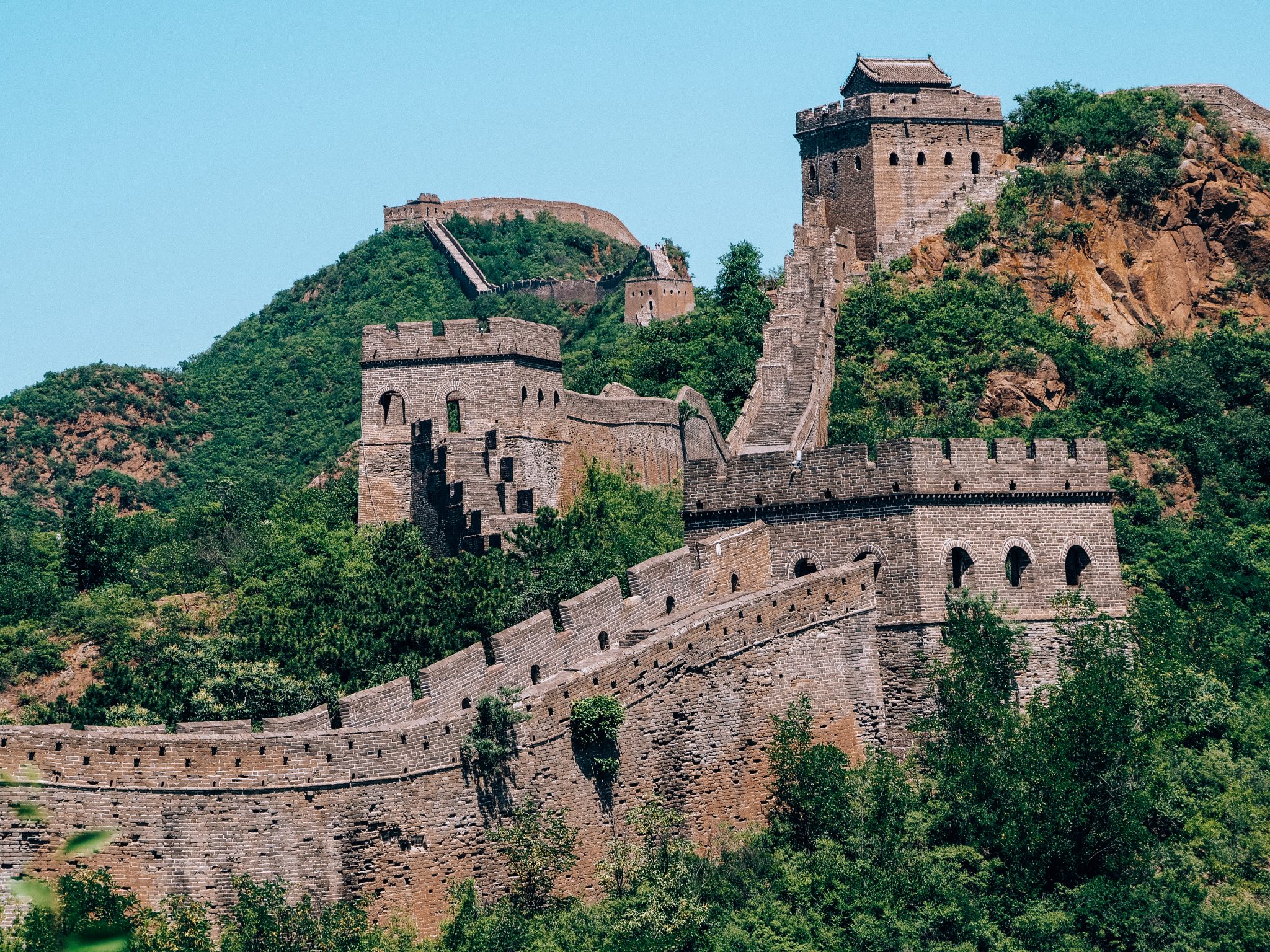 Hiking the Great Wall at Jinshanling