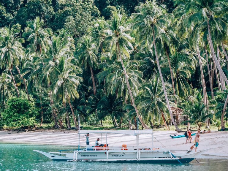 el nido beaches by land