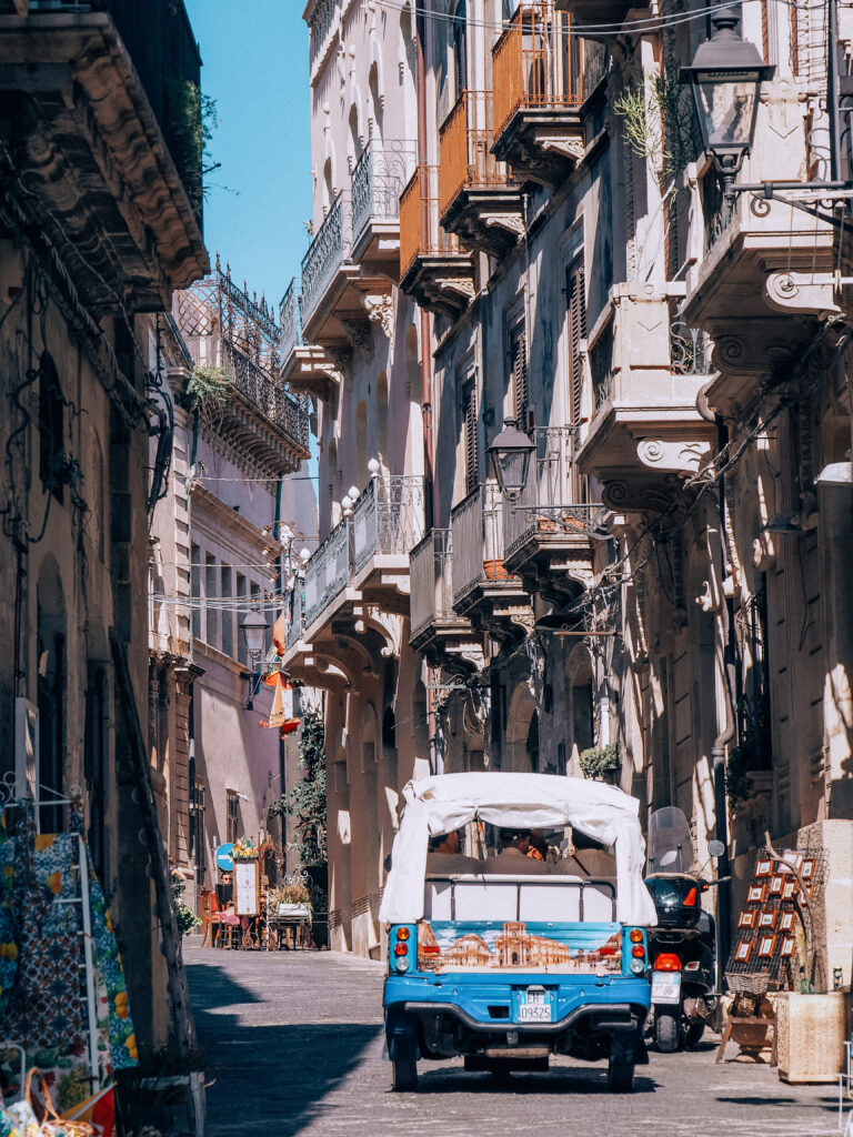 renting a car in sicily