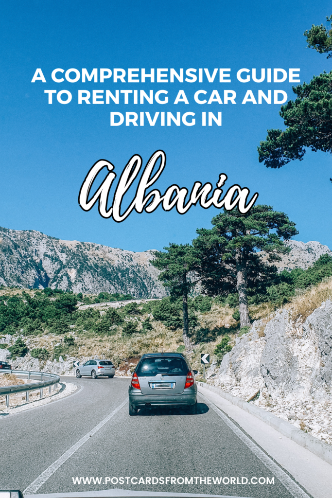 renting a car and driving in Albania