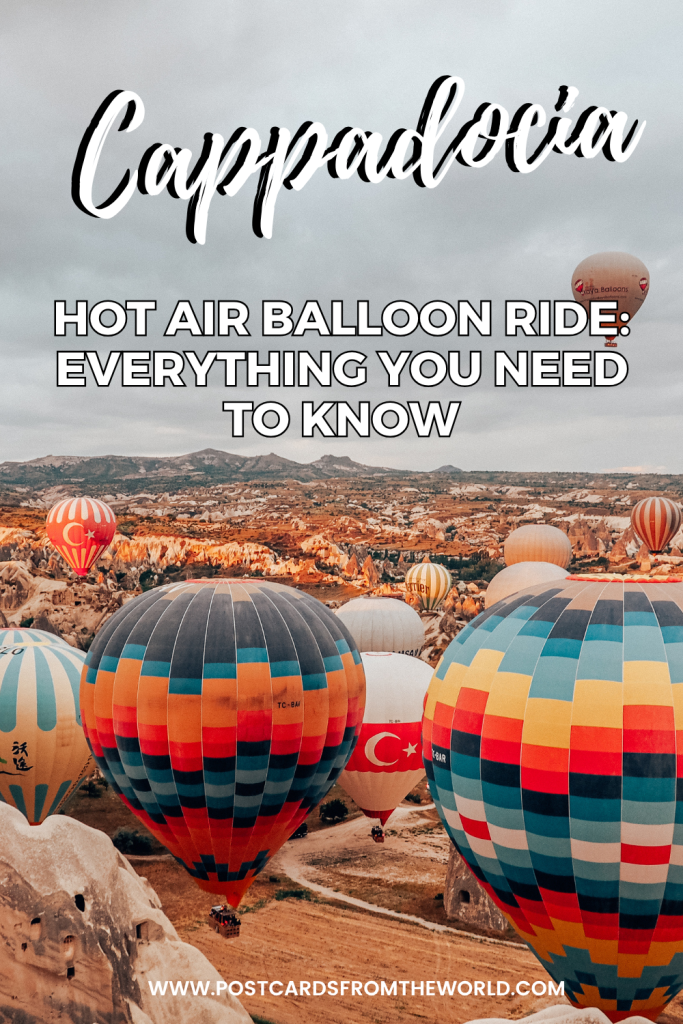 hot air balloon flight over cappadocia