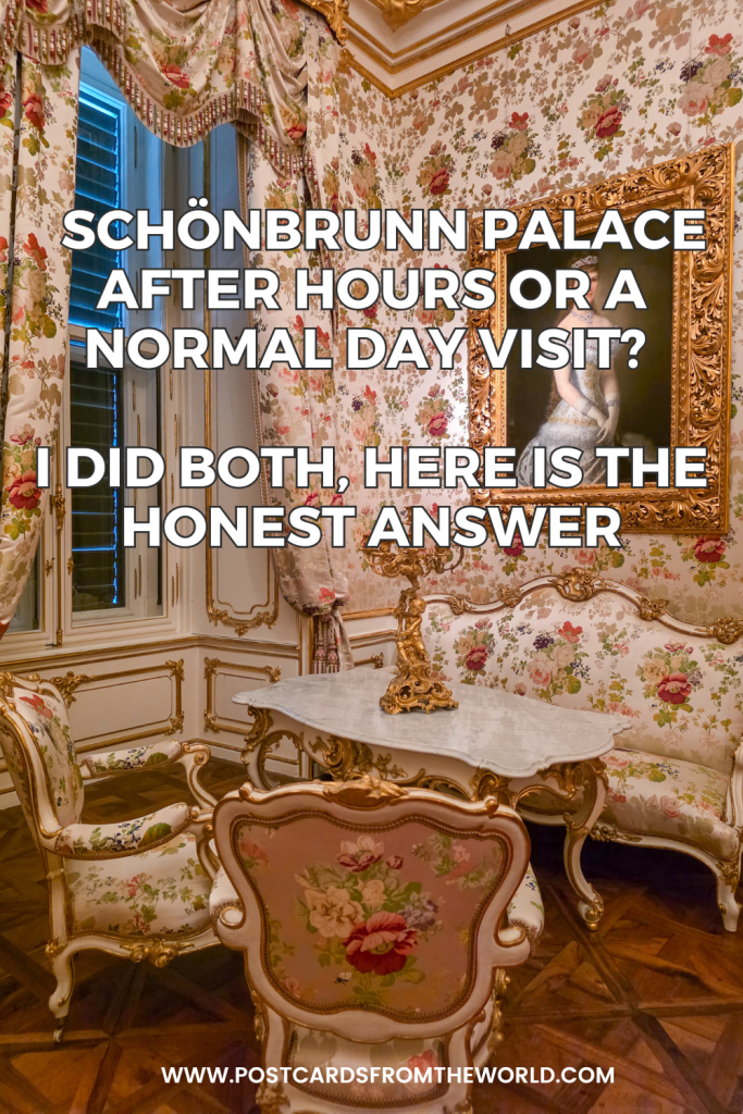 Schönbrunn Palace After Hours or a Normal Day Visit